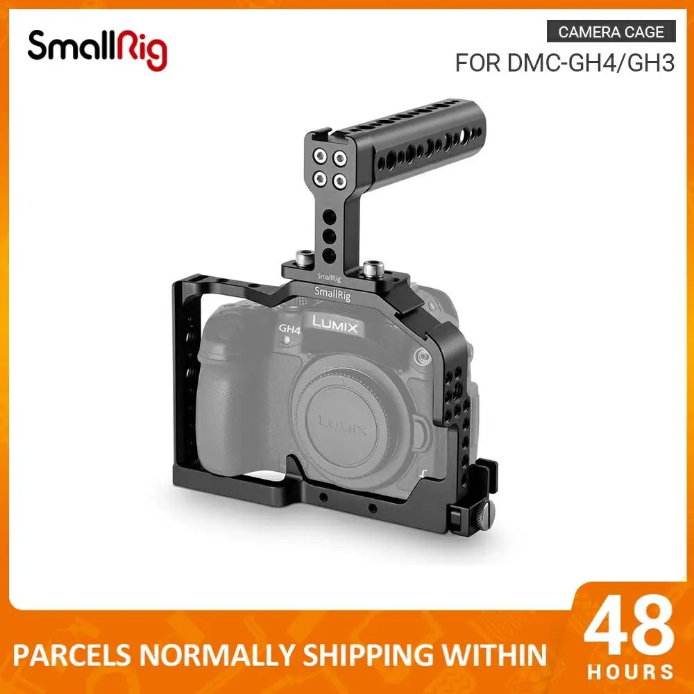 Клетка SmallRig GH4/GH3 для фотоаппарата Panasonic Lumix DMC-GH4 клетка с верхней ручкой и зажимом