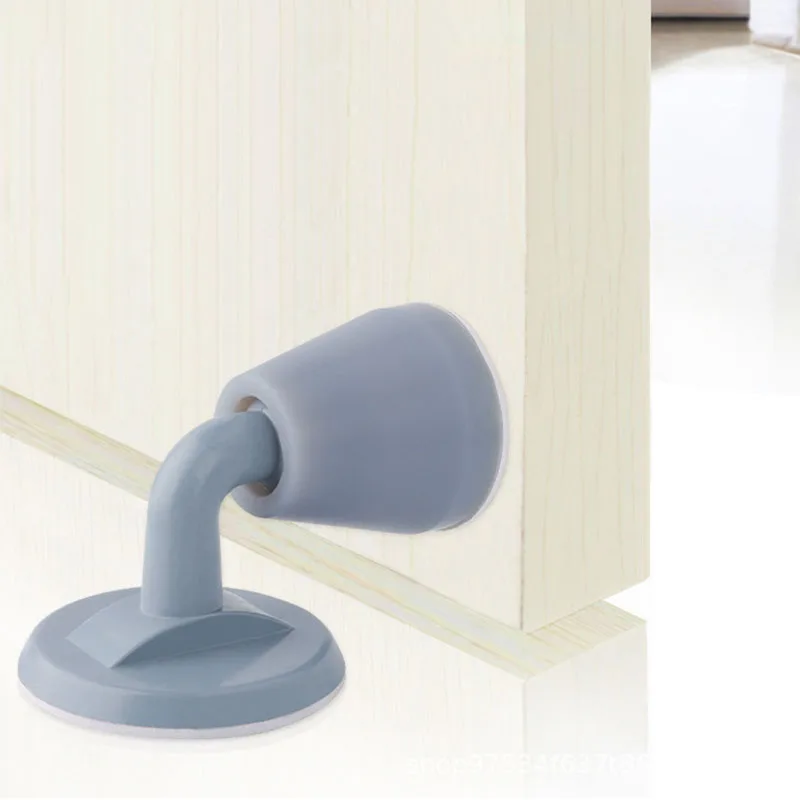 

Anti-Collision Silicone Mute Door Stop Non-Punch Door Stopper Bathroom Wall Absorption Door Plug Home Gadget Accessories