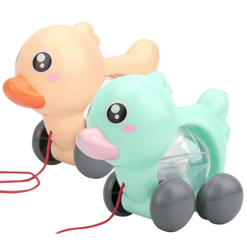 Вытяните вдоль прокатки животного &quotДональд Дак&quot модель игрушка тянуть и