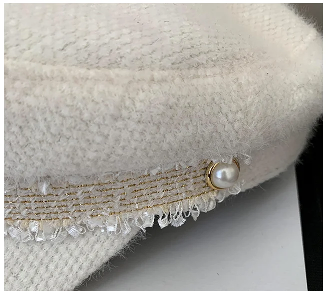 Женская восьмиугольная шапка 202010-shi осенне-зимняя из искусственной норковой