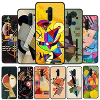 wassily kandinsky silicone cover for oneplus nord ce 2 n10 n100 9 9r 8t 7t 6t 5t 8 7 6 plus pro phone case shell