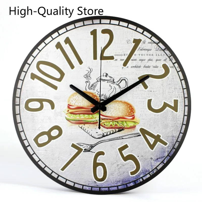 Настенные часы HQ минималистичные круглые модные большие декоративные настенные