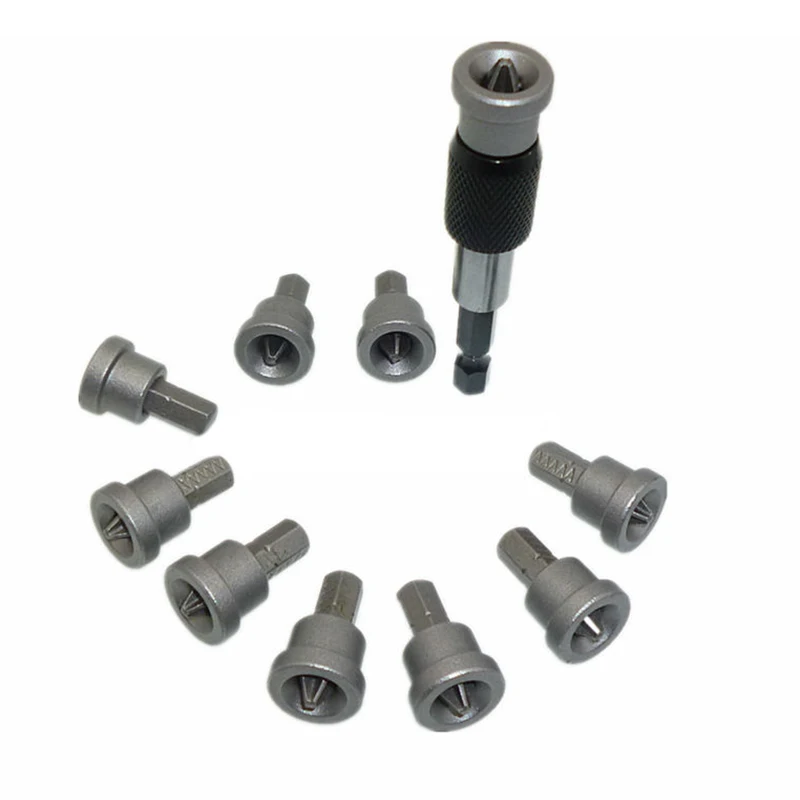 

Magnetic Screwdriver Bits Holder Extension Bar Quick Release 1/4 " Hex Shank Tool