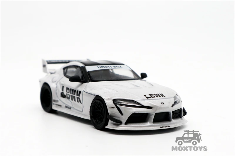Мини GT 1:64 LBWK LB работает Toyota GR Supra белый RHD литая модель автомобиля | Игрушки и хобби