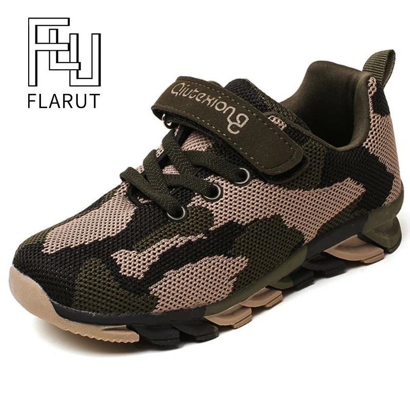 Цветные детские кроссовки для мальчиков дышащие сетчатые бега Детские уличные