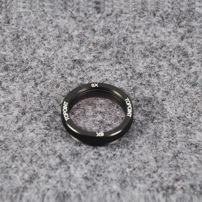 Lens 7X Стрельба из лука Прицельный прицел блочный лук 2X/4X/6X/8X Объектив 0,019 Оптическое волокно установка объектива 10-32 нить лук прицел стрельба из лука охота - Цвет: Lens 7X