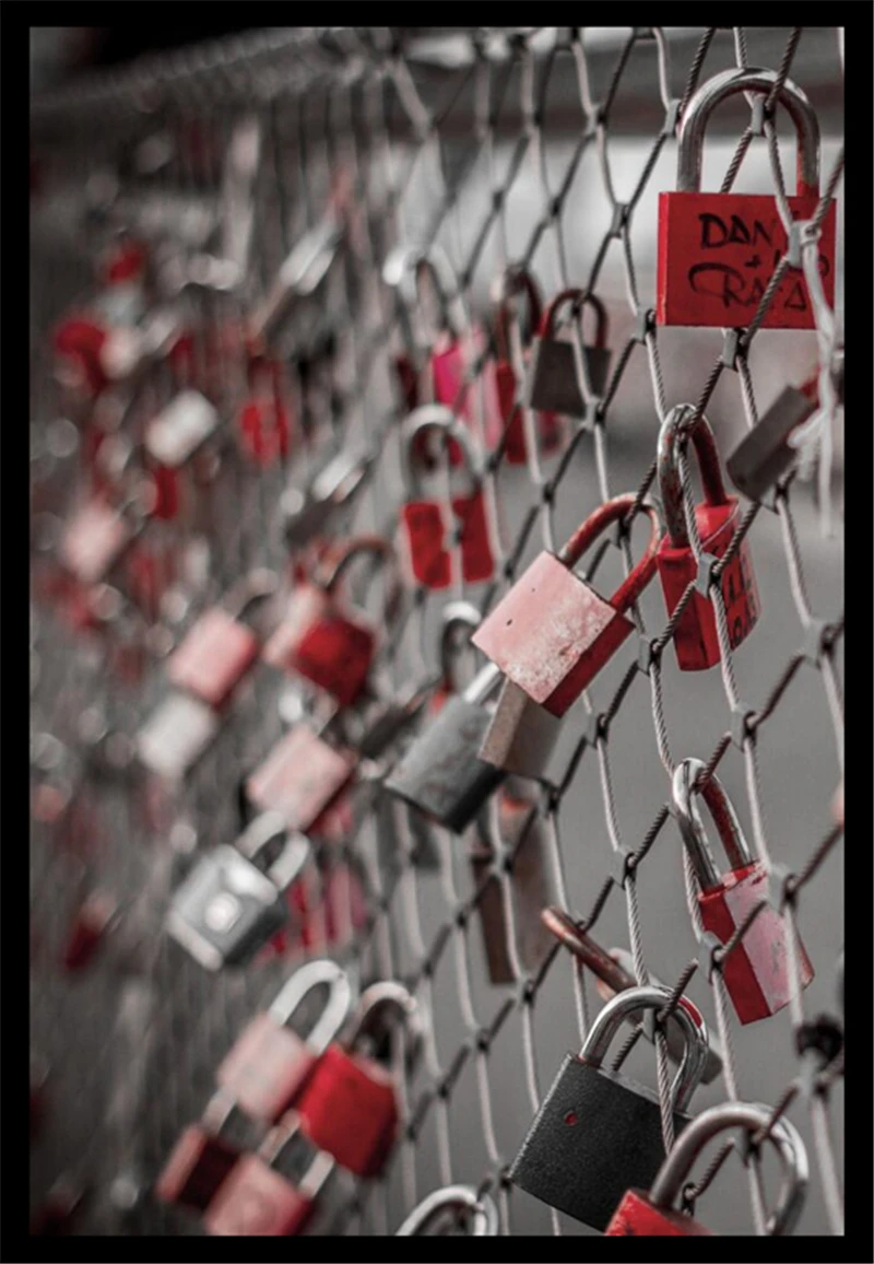 Современный цветной постер цветок Красный Высокий каблук с рисунком картина