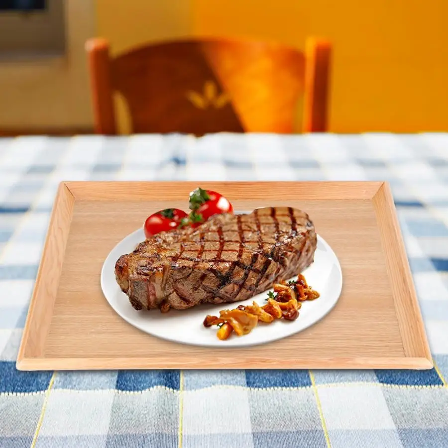 Поднос для сервировки прямоугольной посуды поднос чайной еды ресторана дома