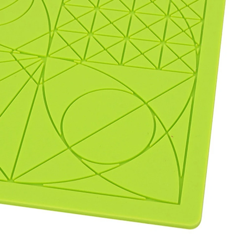 4 шт 3D печать Ручка Силиконовый дизайнерский коврик базовый шаблон многообразные