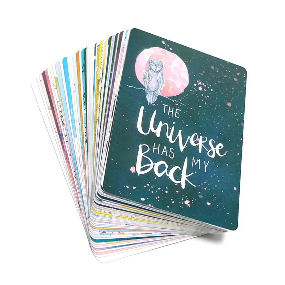 

2020 Universe cards deck 52 cards, mysterious tarot cards game guidance -divination fortune for women board game 45P