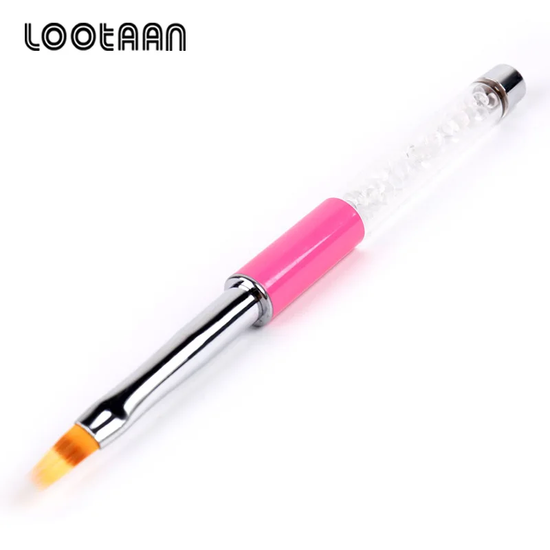 Lootaan 1pc Красный лак для ногтей эффектом деграде (переход от темного к щетка