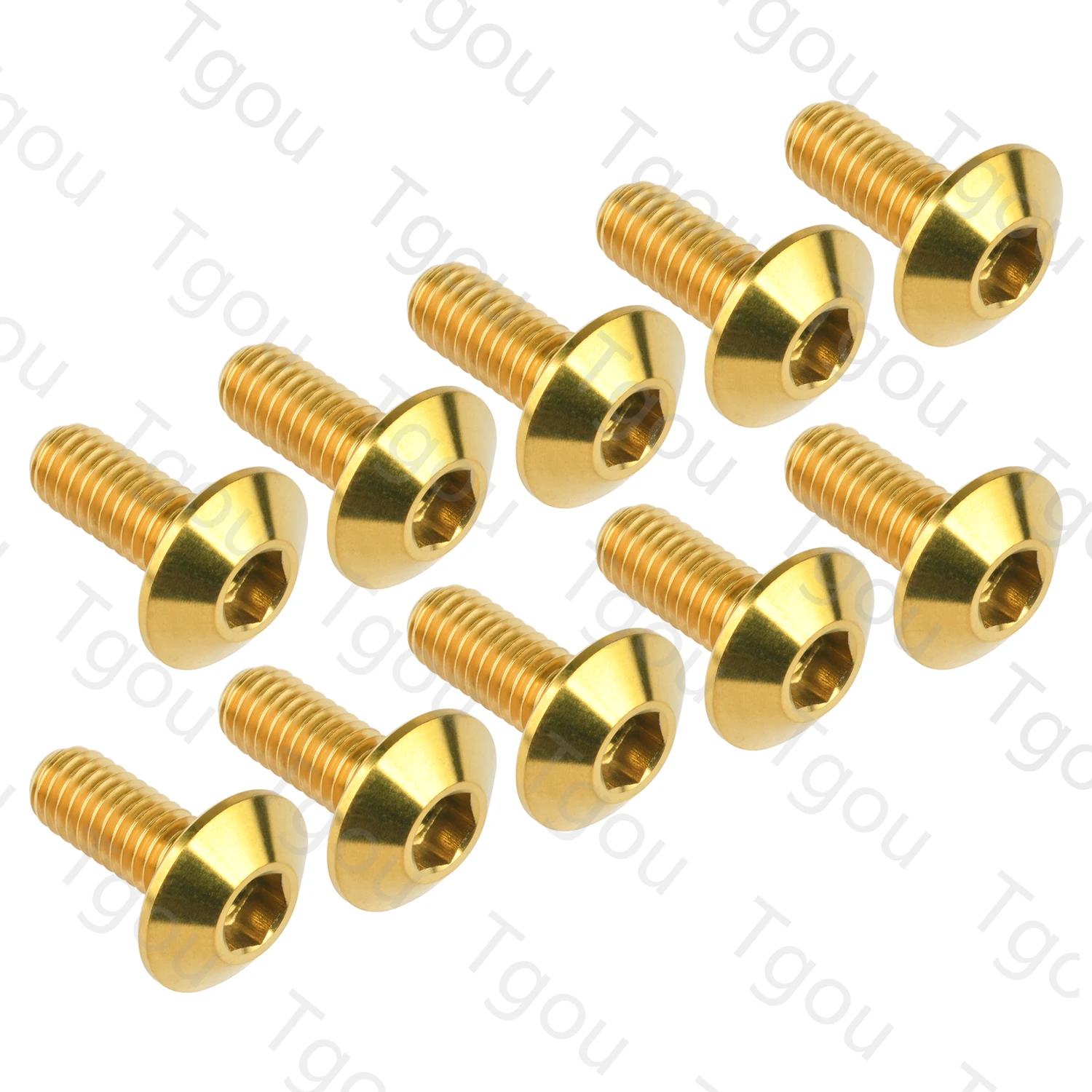 Титановый болт Tgou M6x12 15 дюймов 20 мм шестигранные винты с шестигранной головкой