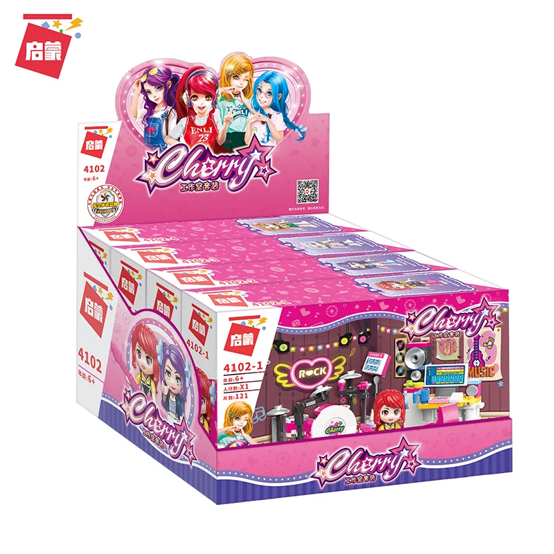 

Enlightenment Building Blocks Girl Assembled Shirley Studio Model Children's Toys Girl Puzzle Multifunctional Gift