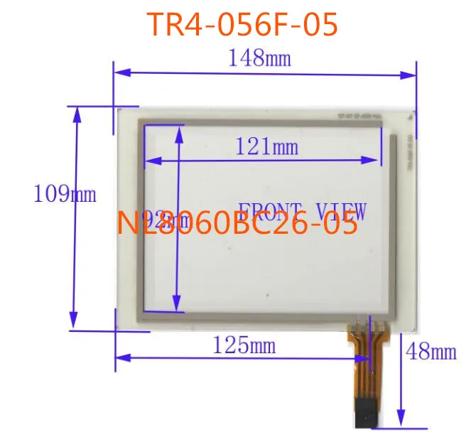 

TR4-056F-05 DG 5,6 "стекло для сенсорного экрана