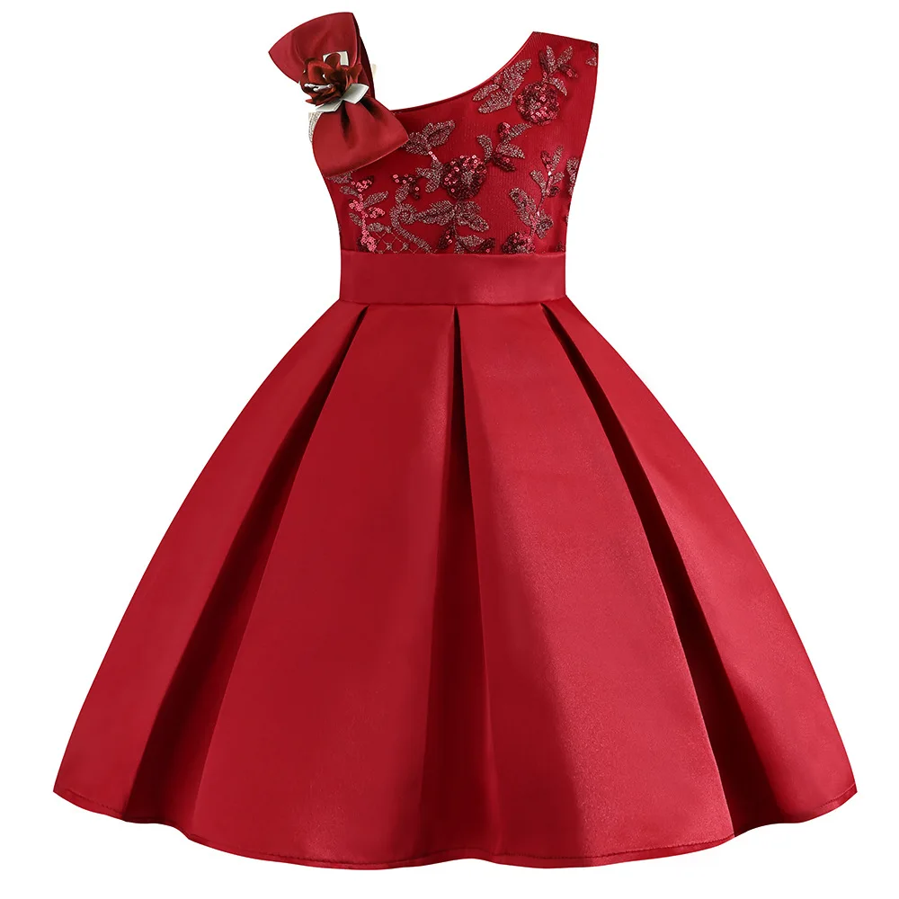 Элегантное свадебное платье для маленьких девочек детское изящное вышитое на