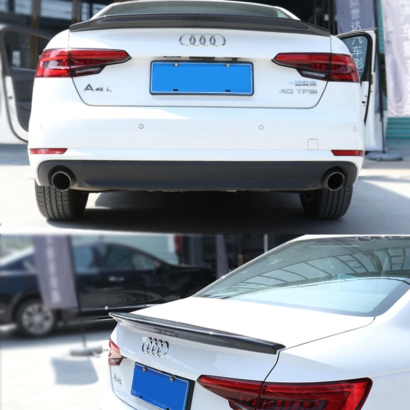 Стайлинг автомобиля A4 B9 комплект для тела из углеродного волокна задний багажник
