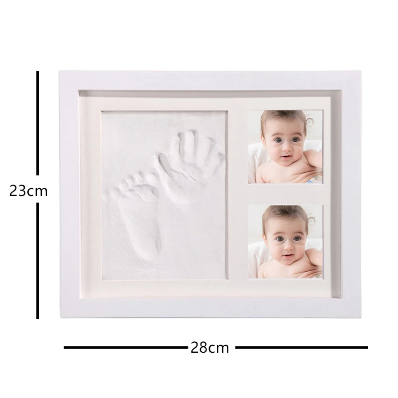

DIY Newborn Footprint Ink Pad Photo Frame Baby Handprint Exquisite Souvenir Infant Footprints Soft Clay Inkpad Kid Home Decorate