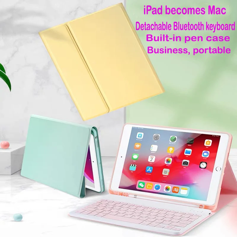 Чехол с клавиатурой и карандашом для IPad 9 7 2017 2018 5th 6th чехол Apple Air 1 2 Pro