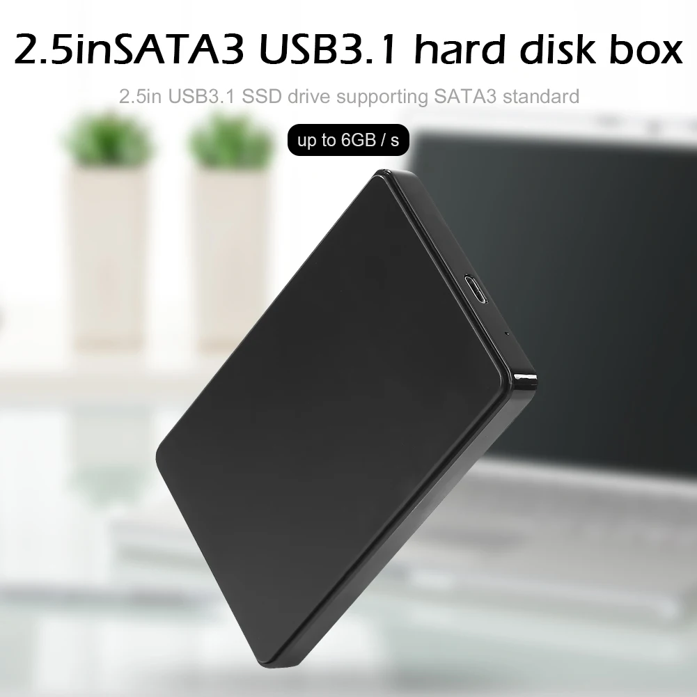 2 5 дюйма Жесткий диск SSD жесткий USB 3 1 SATA3 HDD Мобильный Внешний чехол для бытовых