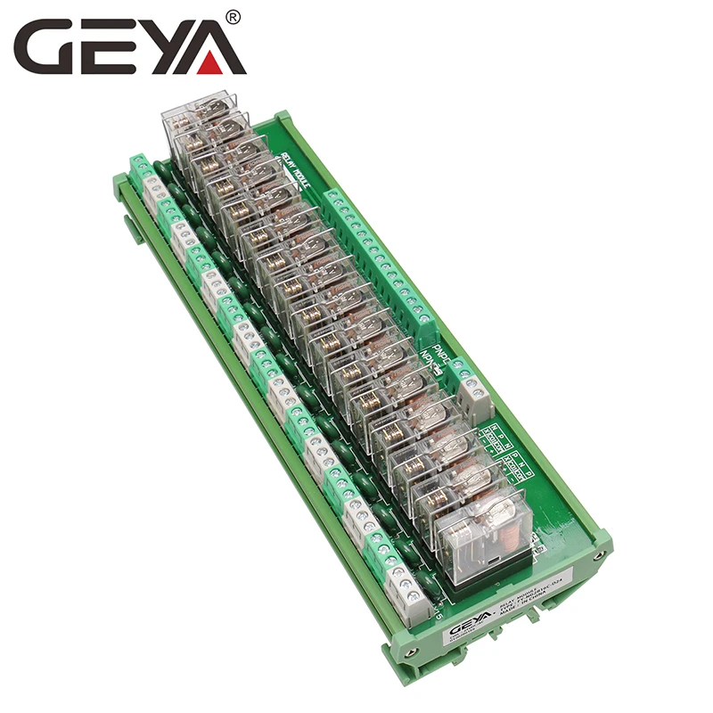 GEYA NG2R 16 канальный видеорегистратор релейных платов 1NO 1NC Din Rail триггерный релейный
