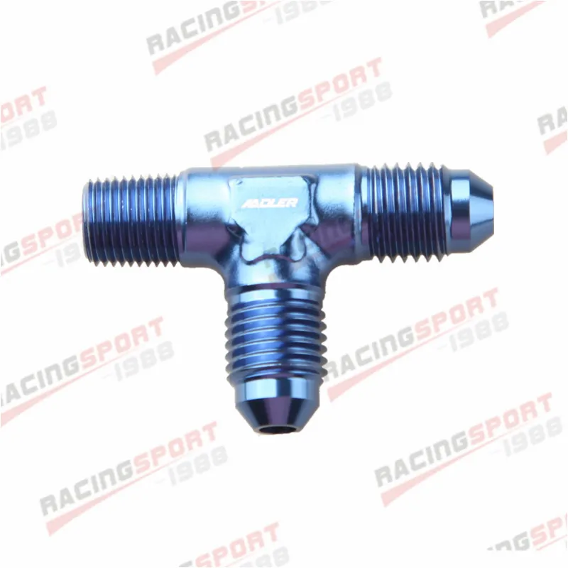 AN6 6AN до 1/4 &quotNPT Универсальный тройник для трубы Т образный адаптер фитинга