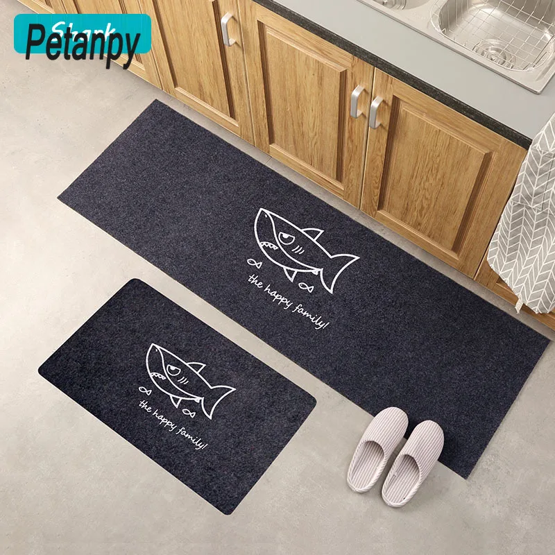 Водонепроницаемые дверные коврики в виде животных зеркальные кухонные для