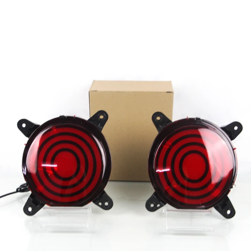 

2Pcs for Hyundai I10 Reflector Brake Lights Two-Function Rear Bumper Tail Light Running Light Reflector Brake Lights