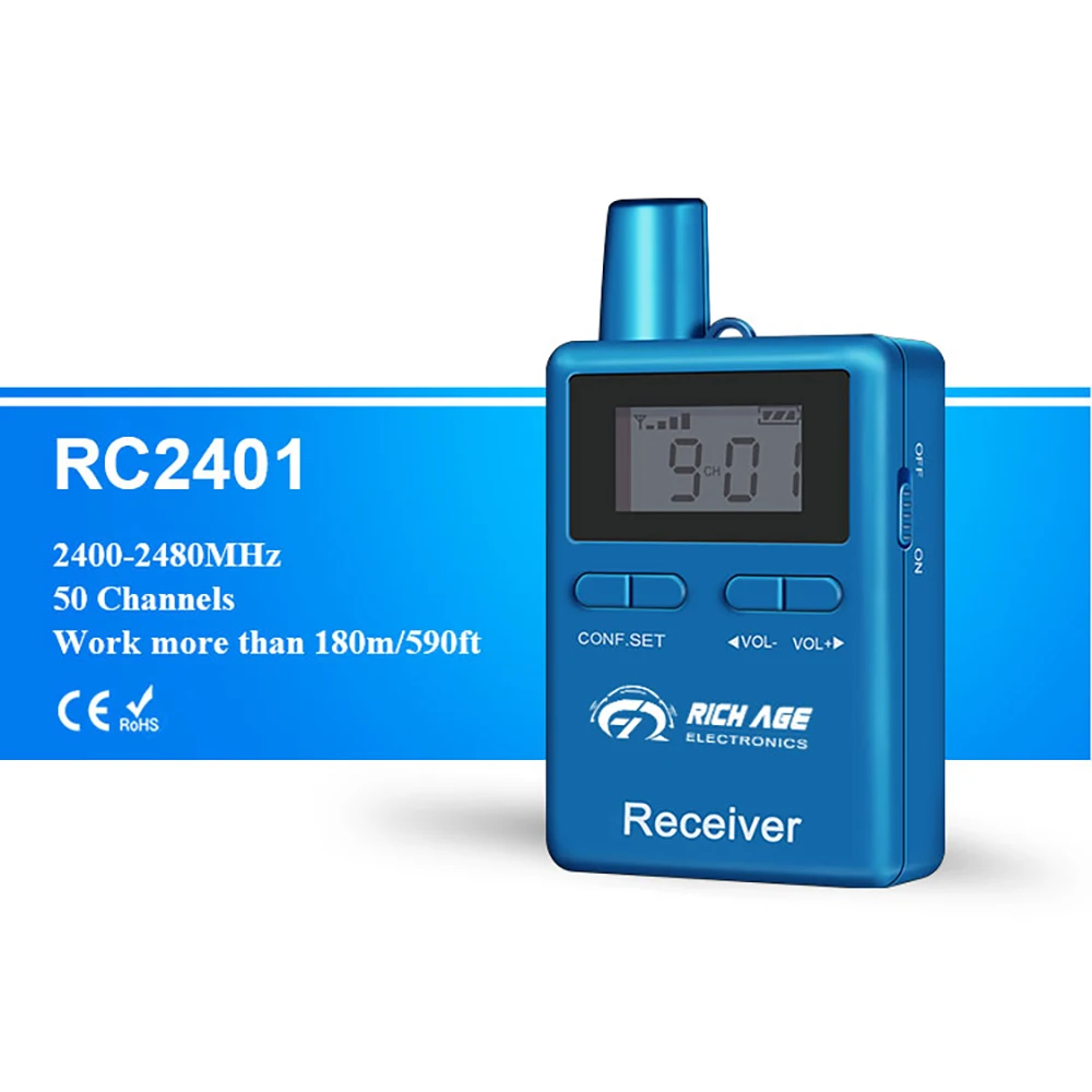 

Private Industry 2.4ghz audio guide multilingual conference system 1 transmitter and 31 receivers