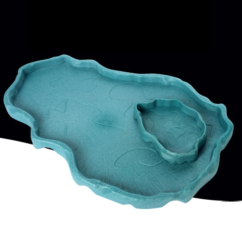 

Pet Reptile Feeder Bowl Basin Feeding Tray Dish Food Water Dispenser Pot for Turtle Tortoise Lizard Crabs L69B