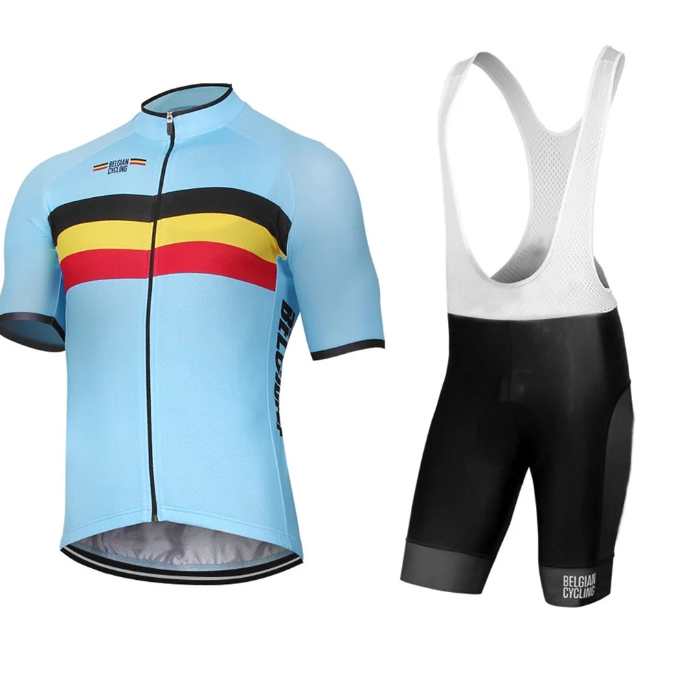 Комплект одежды для велоспорта из Джерси мужчин одежда в Бельгии шорты с