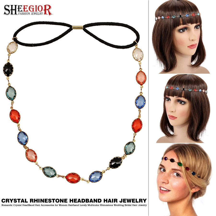 Повязка на голову с кристаллами в богемном стиле, аксессуары для волос для женщин, романтичная Свадебная повязка на голову для невесты, повязка на голову для девушек, дружеский подарок