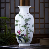 27cm ceramic vase living room chinese style modern flower arrangement crafts home decoration