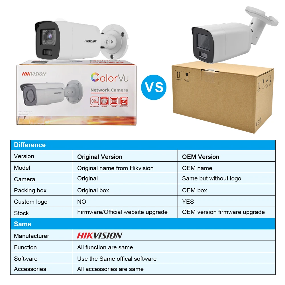 IP-камера Hikvision 4K 8 Мп сетевая камера наблюдения с микрофоном полноцветная H.265 + |
