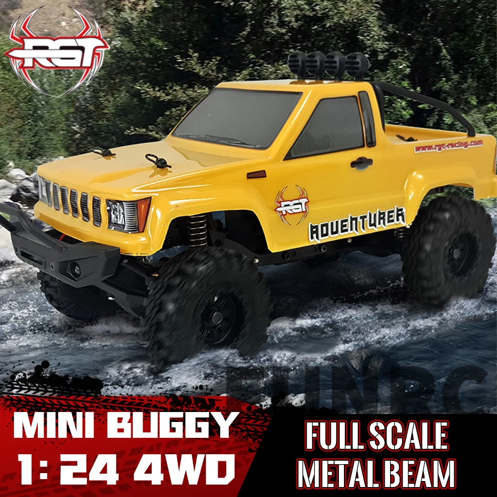 

RGT Радиоуправляемая машина 1/24 136240 4WD Lipo мини радиоуправляемая машина Monster внедорожник RTR гусеничная игрушка для детей подарок для мальчика