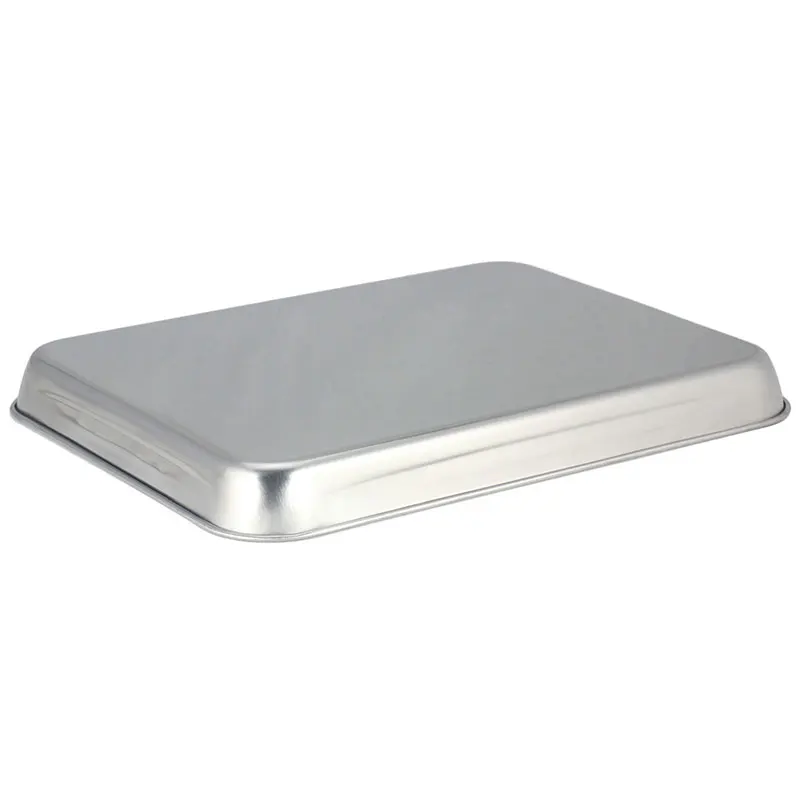 Квадратная антипригарная сковорода для выпечки из нержавеющей стали компактная