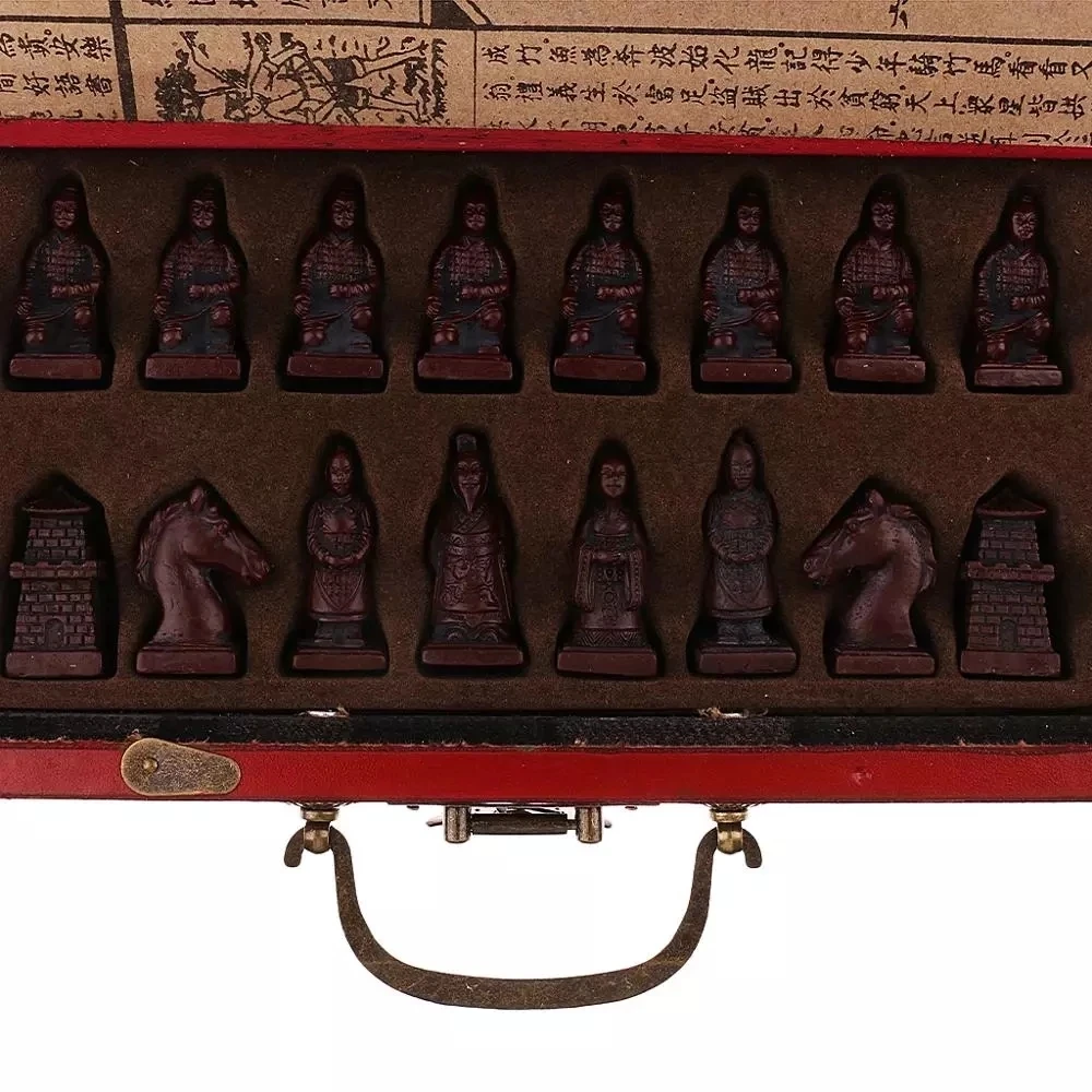 High Quality Wooden Antique Chinese Chess Pieces Set Board Game Family Leisure Toys IQchess Funny Games Hot Gift | Спорт и