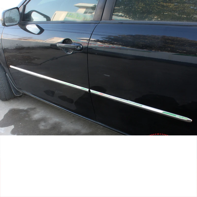 Lsrtw2017 нержавеющая сталь автомобильные молдинги на кузов украшения для mazda6 2002 2003