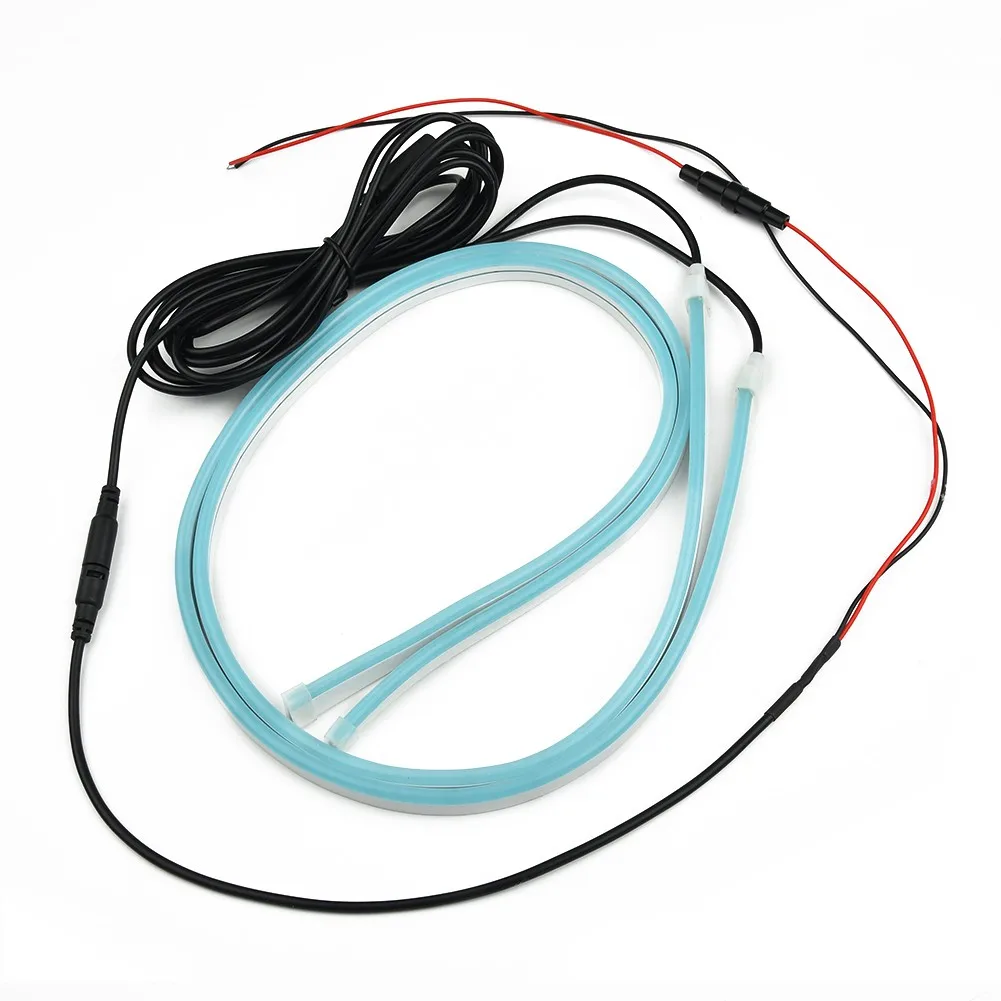 

Guide Light Strips Light Bar Ice Blue LED 2PCS Atmosphere Bar Decoration
