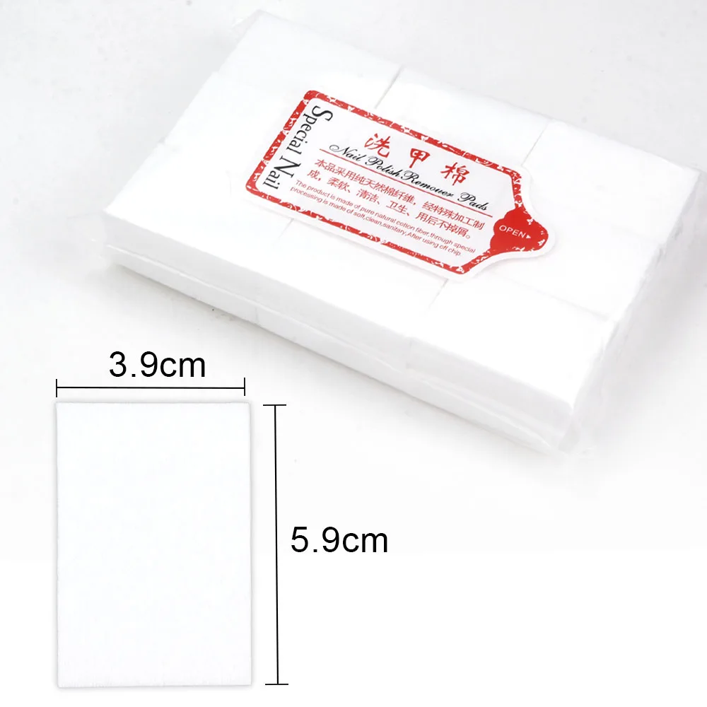 Гель лак для нейл арта хлопковый коврик обезжиривания ногтей безворсовые