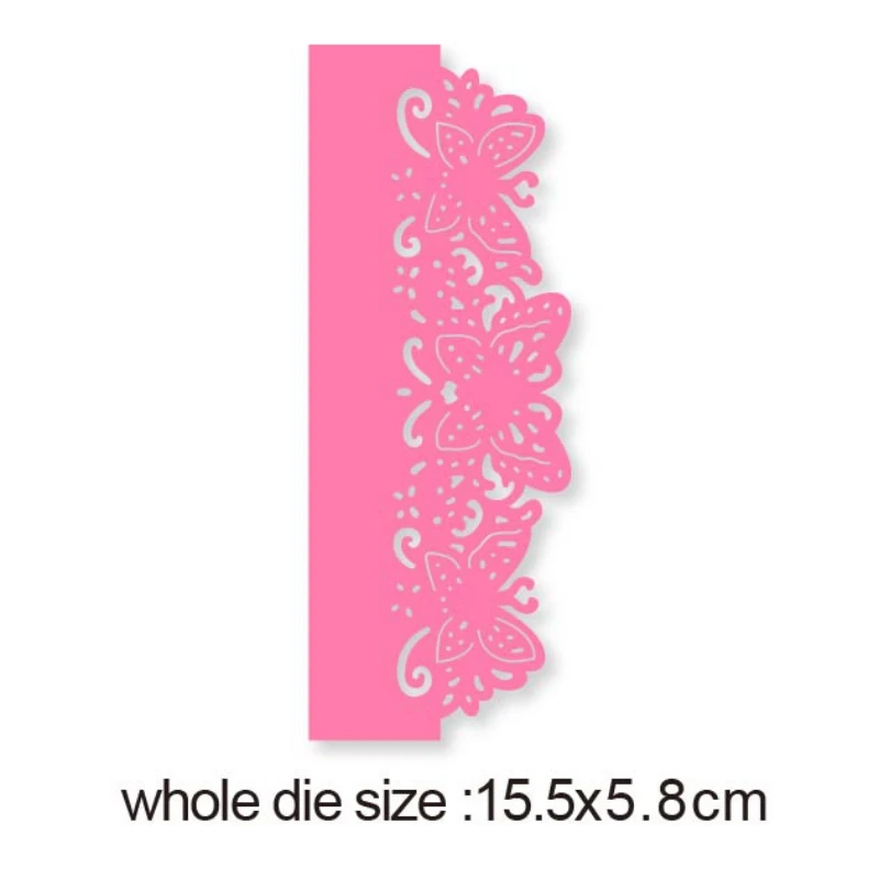 Бабочка рамка задней панели трафарет металлический высекальный набор сделай сам