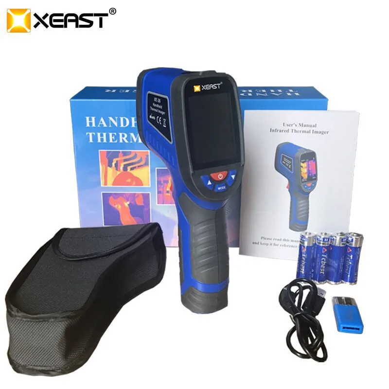 XEAST XE-26D/XE26/XE27/XE28 2,4 дюймовый цветной экран портативная тепловизионная камера изображения поставляются с внешней влажностью Новинка