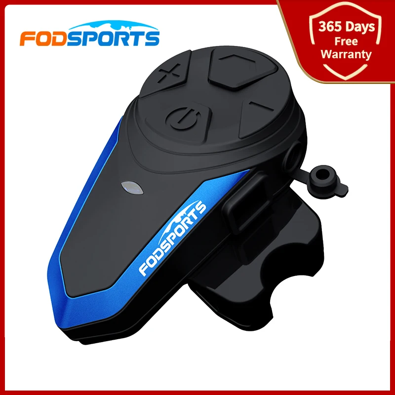 Fodsports BT S3 Мотоциклетный шлем Домофон Bluetooth гарнитура 3 всадника Коммуникатор Moto FM