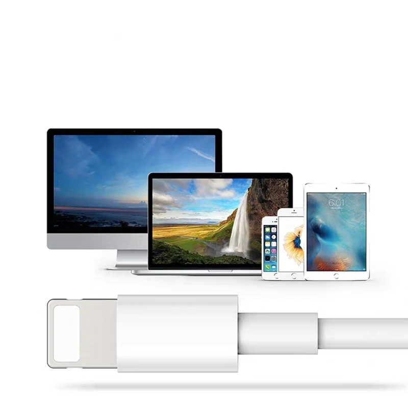 

50 PCS 100 PCS 1m 2m USB Charging Cord Charger Cable For iPhone 12 mini 6S 7 8 Plus X XR XS 11 Pro Max iPad mini 2 Fast Charging