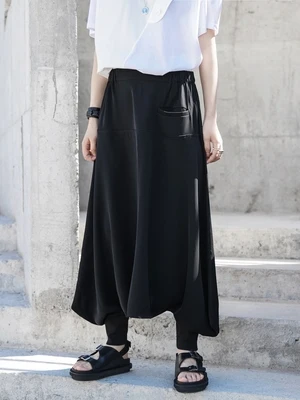

Original designer summer big drop Crotch Harem pants