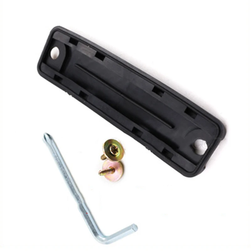 

Black Car Switch Latch Button Cover With Wrench Screws For Toyota 84905-47010 84840-47020 Car Door Lock Replacement Tool