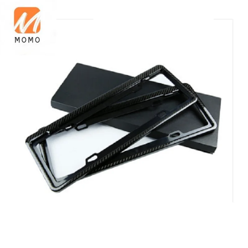 

Car Carbon Fiber Number Plate Frame License Plate Frame With Logo