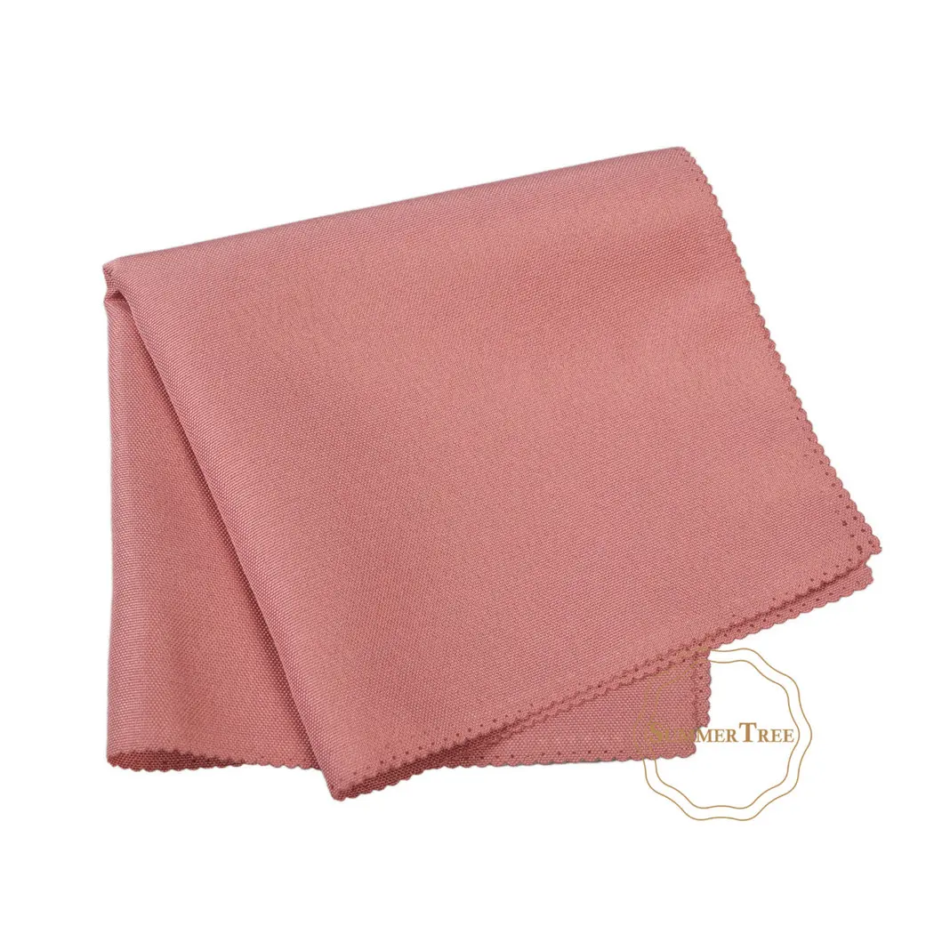 Pinkish Grey 10 льняных салфеток носовой платок из полиэстера 1" X 12" ткань Diner Свадебная вечеринка Рождество событие поставка 30 см* 30 см много цветов - Цвет: Pinkish Grey