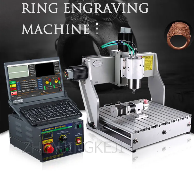 

Small Ring CNC Engraving Machine Fully Automatic High Precision Four Axis Three-dimensional Bracelet Jewelry Carving Machine