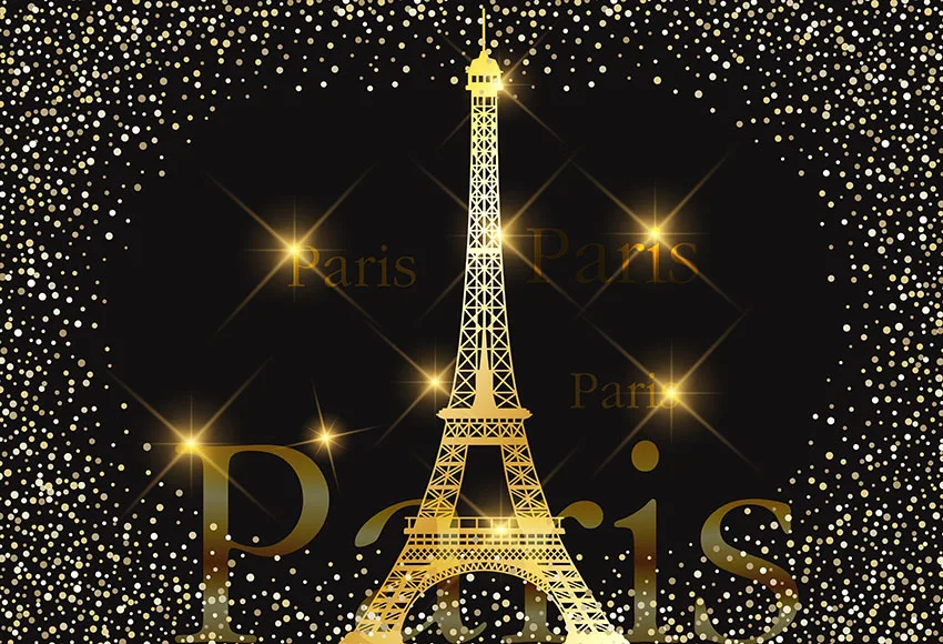 

Photography Backdrops Paris Eiffel Tower Wedding Party Photo Background Banner Photo Studio Props