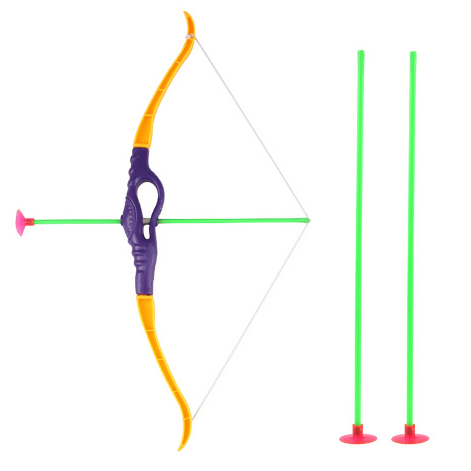 Забавная имитация лука и стрелы набор игрушек с 3 стрелами на присоске 1 шт. лук